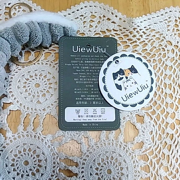 Large Plush Rabbit Keychain, Keyring New - Picture 2 of 6